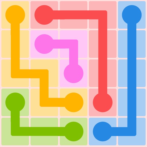 Two Color Dots: Connect Puzzle